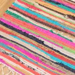 Multicoloured Chindi Cotton Rag Rug - Image 2