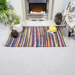 Multicoloured Chindi Cotton Rag Rug - Image 7