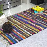 Multicoloured Chindi Cotton Rag Rug - Image 11
